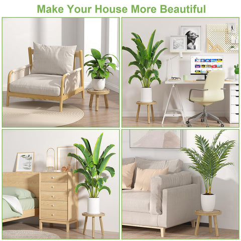 Vecxoty wood plant stand 5-9h-7-9d ideal for small pots on shelves