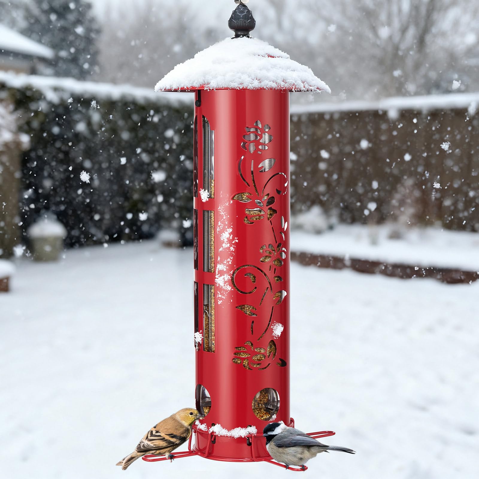 Veehoo Gift-ready bird feeder makes a thoughtful, decorative present for nature lovers.