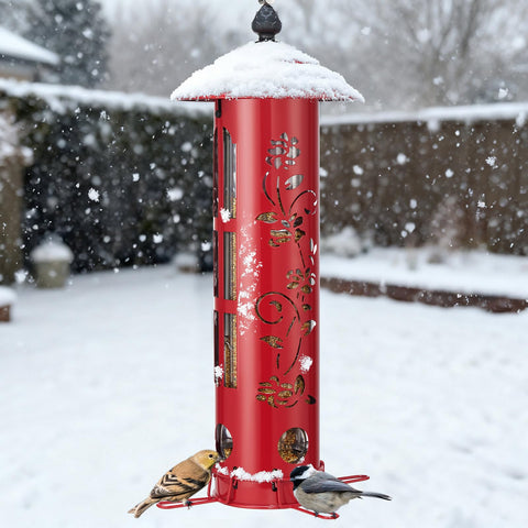 Veehoo Gift-ready bird feeder makes a thoughtful, decorative present for nature lovers.