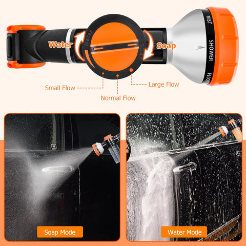 VEEVIIY high‑pressure hose sprayer concentrates water for cleaning