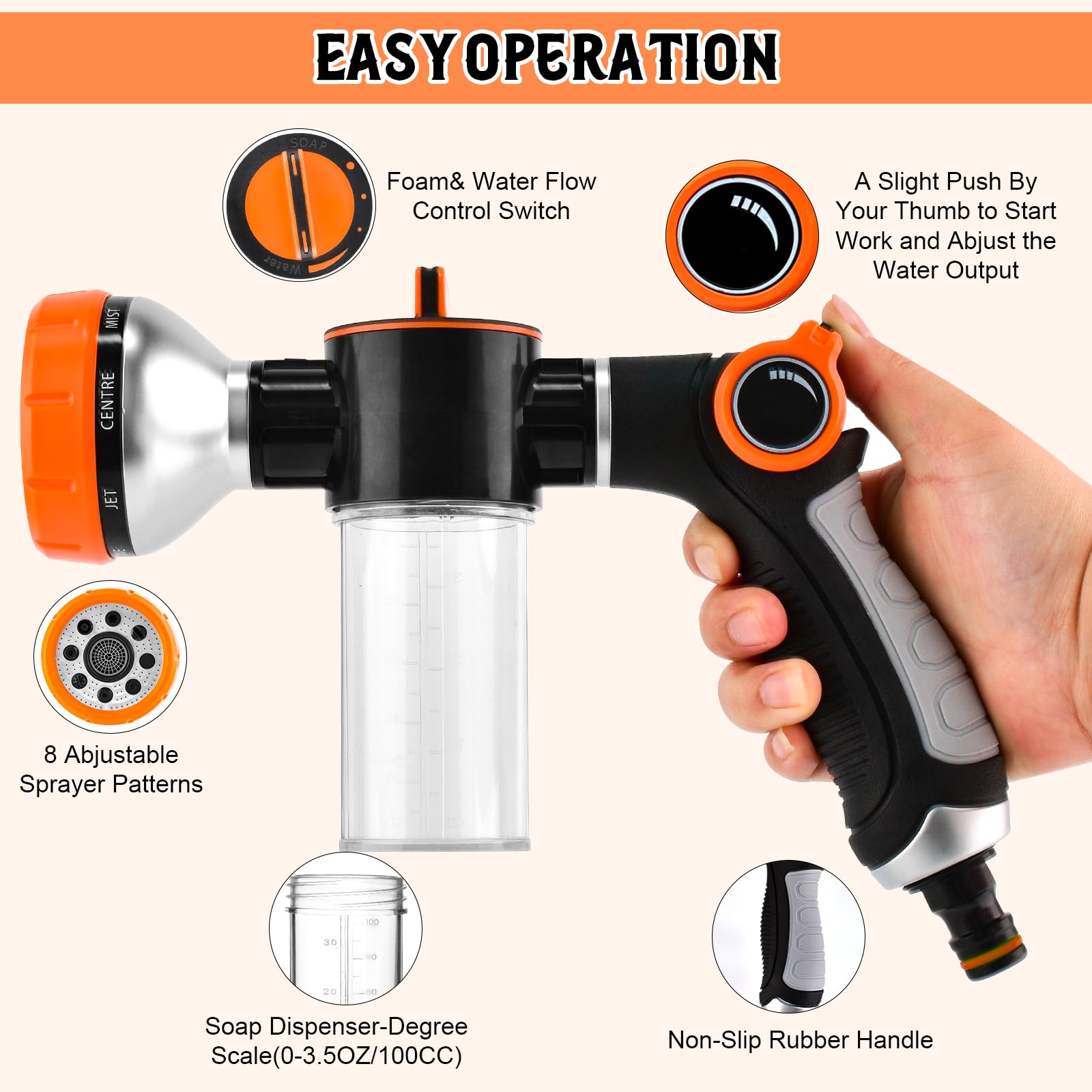 VEEVIIY universal quick connector fits standard hoses