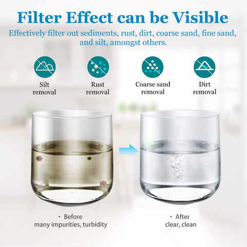 Vegebe high dirt-holding capacity filter for longer intervals between changes.