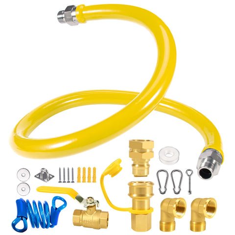 VegiVector 1675KIT48 safety system with 48-inch gas hose for mobile kitchens.