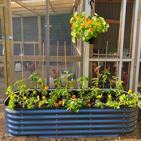 Vego Garden modern gray finish complements outdoor spaces.