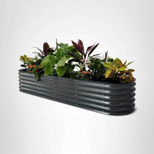 Vego Garden modern gray finish complements outdoor spaces