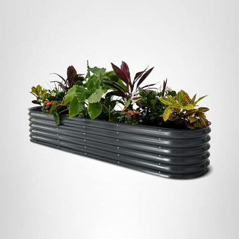 Vego Garden modern gray finish complements outdoor spaces