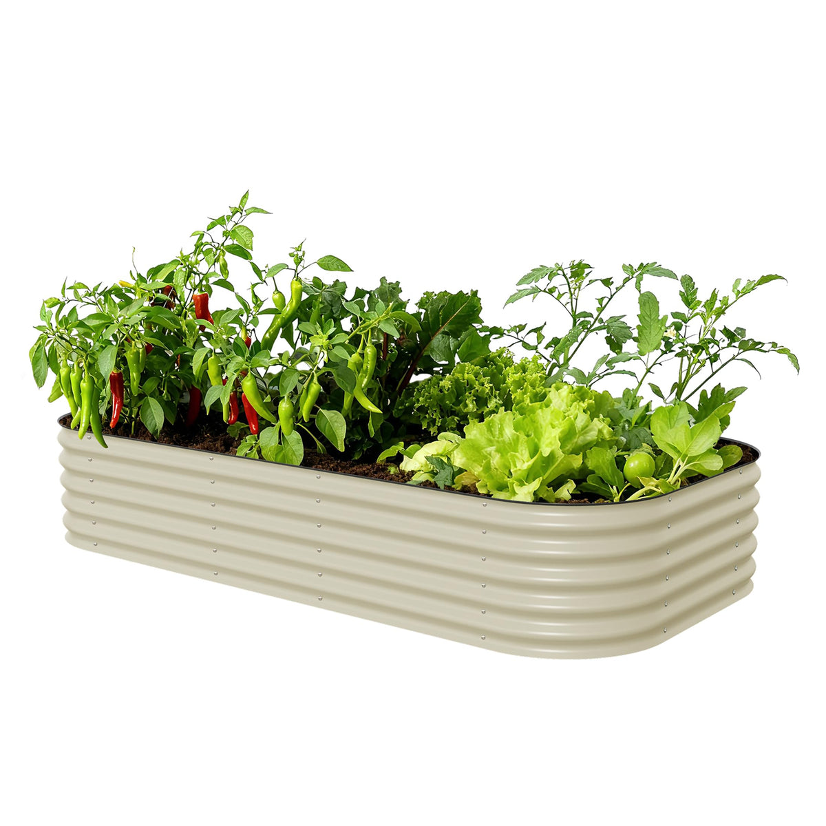 Vego Garden raised bed kit during assembly enables versatile backyard layouts