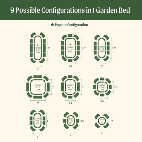 Vego Garden 17-inch deep bed provides ample root space for vegetables and blooms