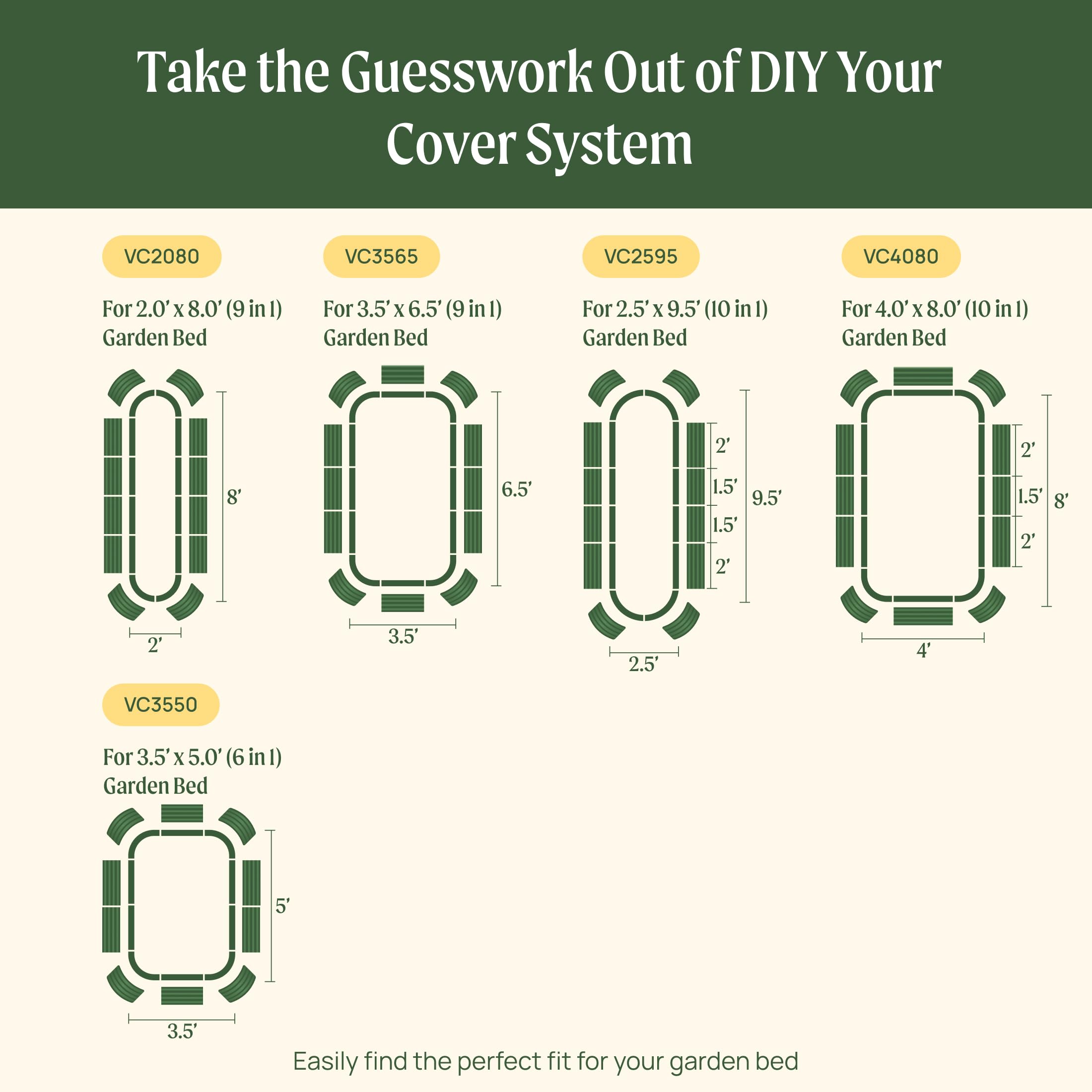 Vego garden easy installation design for quick setup