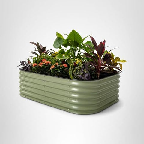 Vego Garden rubber edging protects against edge injuries during maintenance.