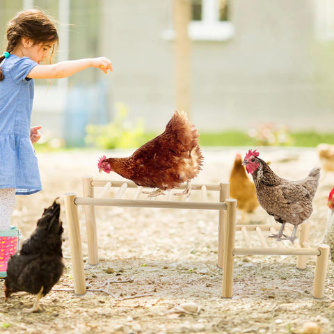 Vehomy two-height design suited for hens, chicks, and other poultry.