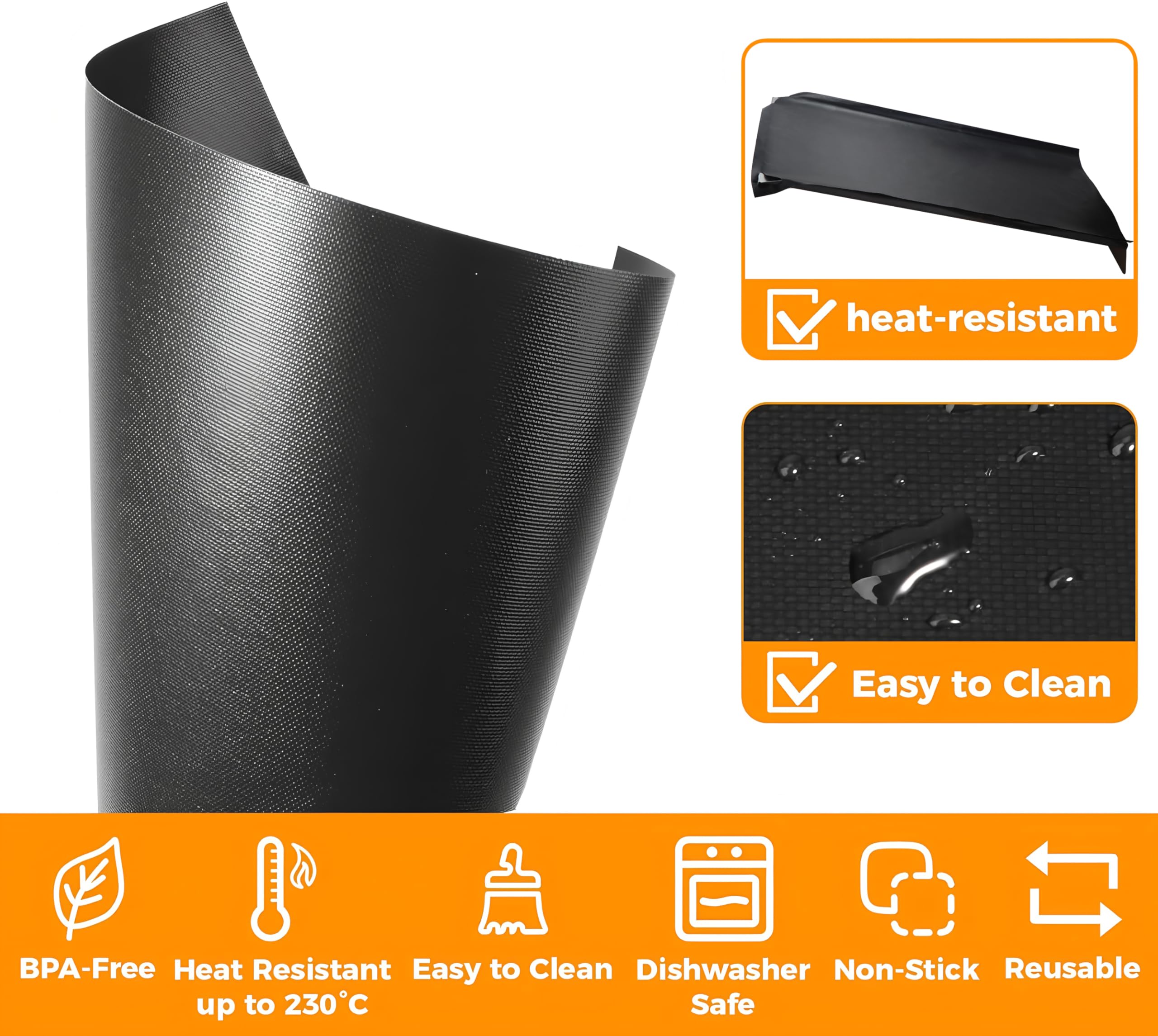 Vekclit Pro 34 compatibility keeps liner secure during cooking.