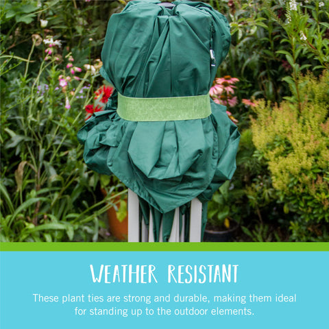 VELCRO Brand ONE-WRAP Ties 65% recycled content supports sustainable gardening.