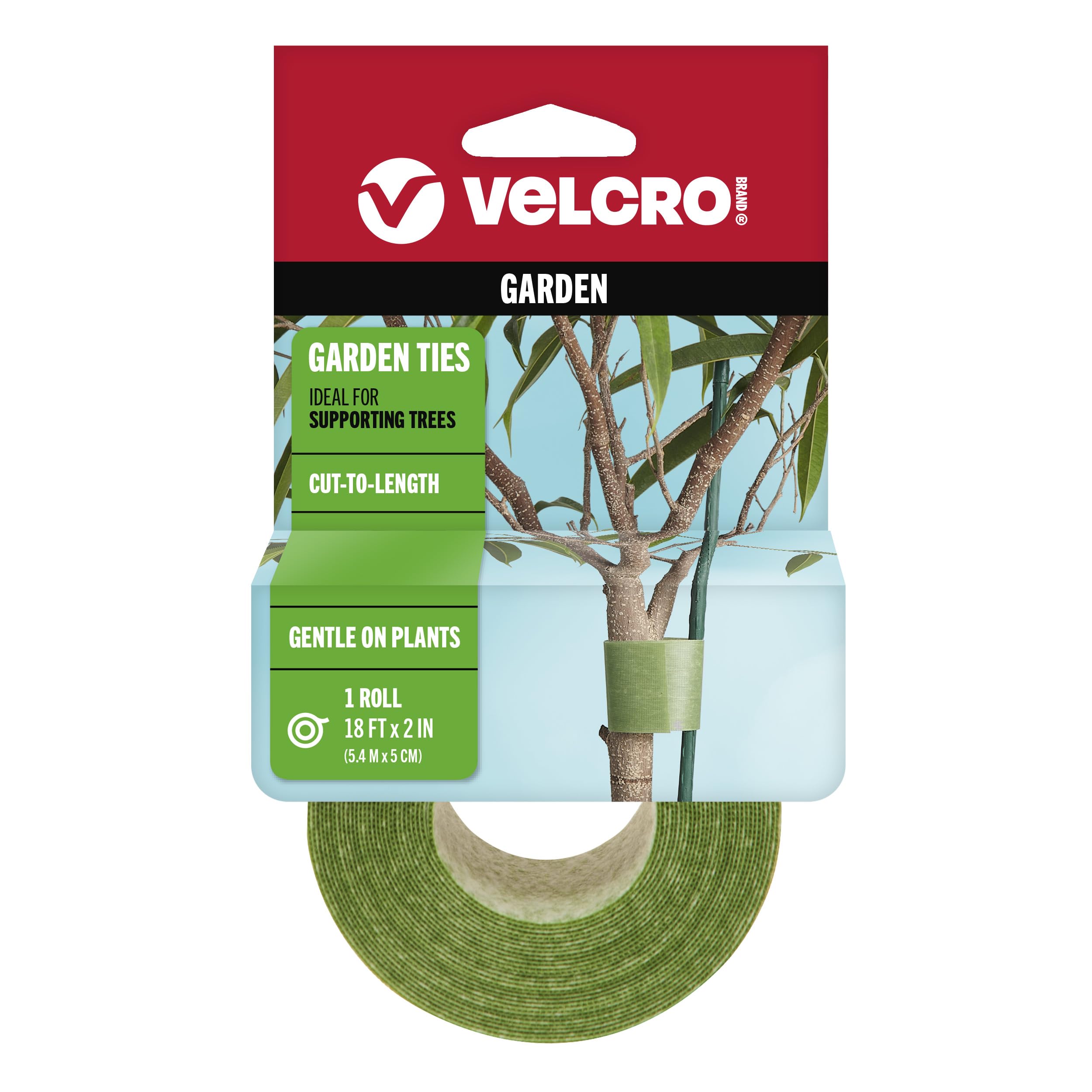 VELCRO Brand ONE-WRAP Ties cut-to-length for precise plant support.
