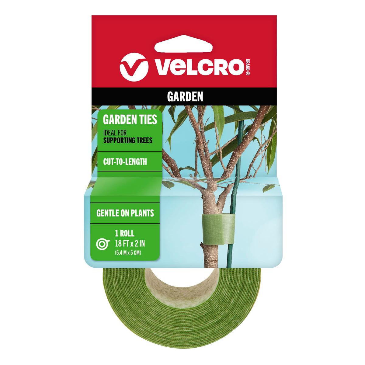 VELCRO Brand ONE-WRAP Ties cut-to-length for precise plant support.