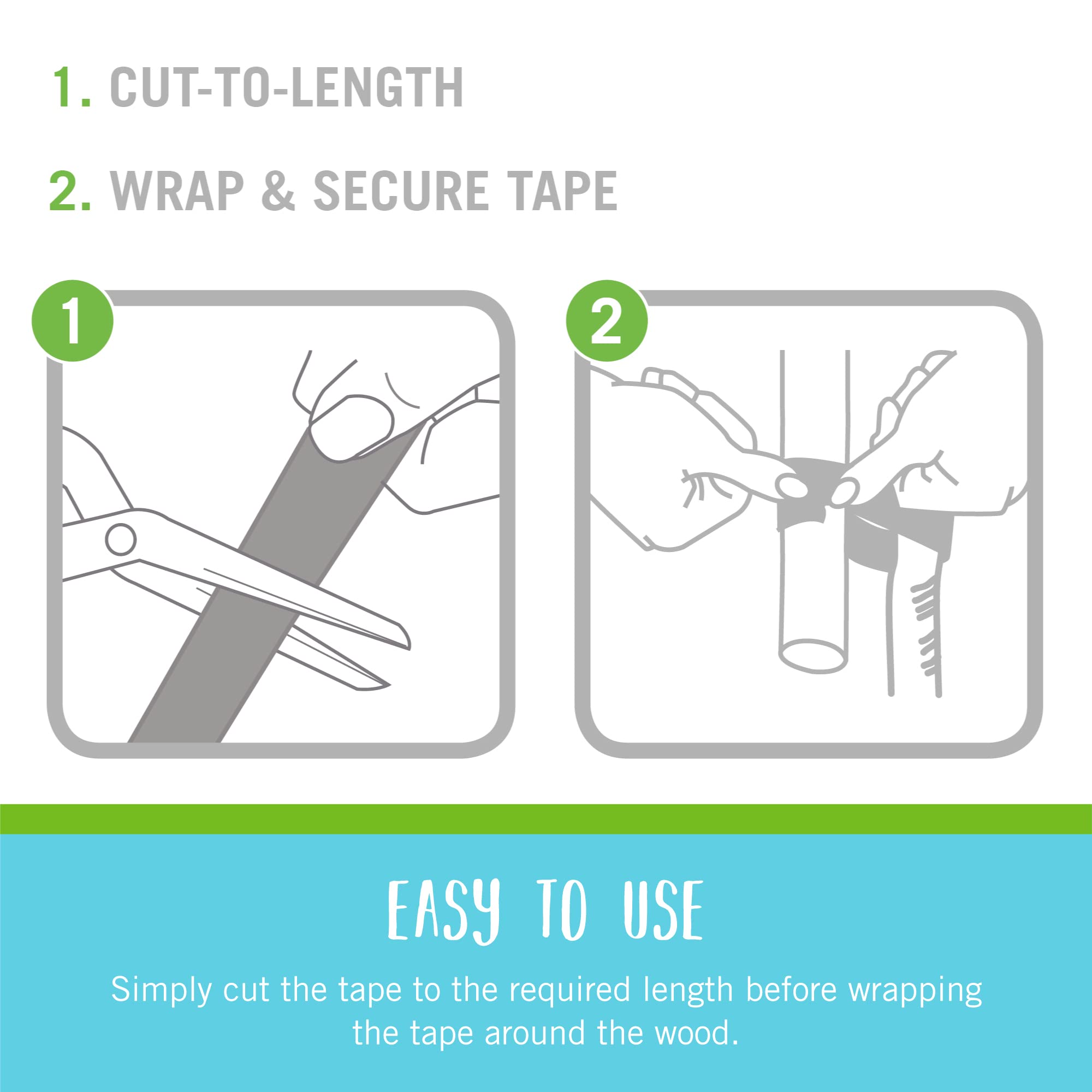 VELCRO Brand ONE-WRAP Ties multi-use garden clip for tools and fencing.
