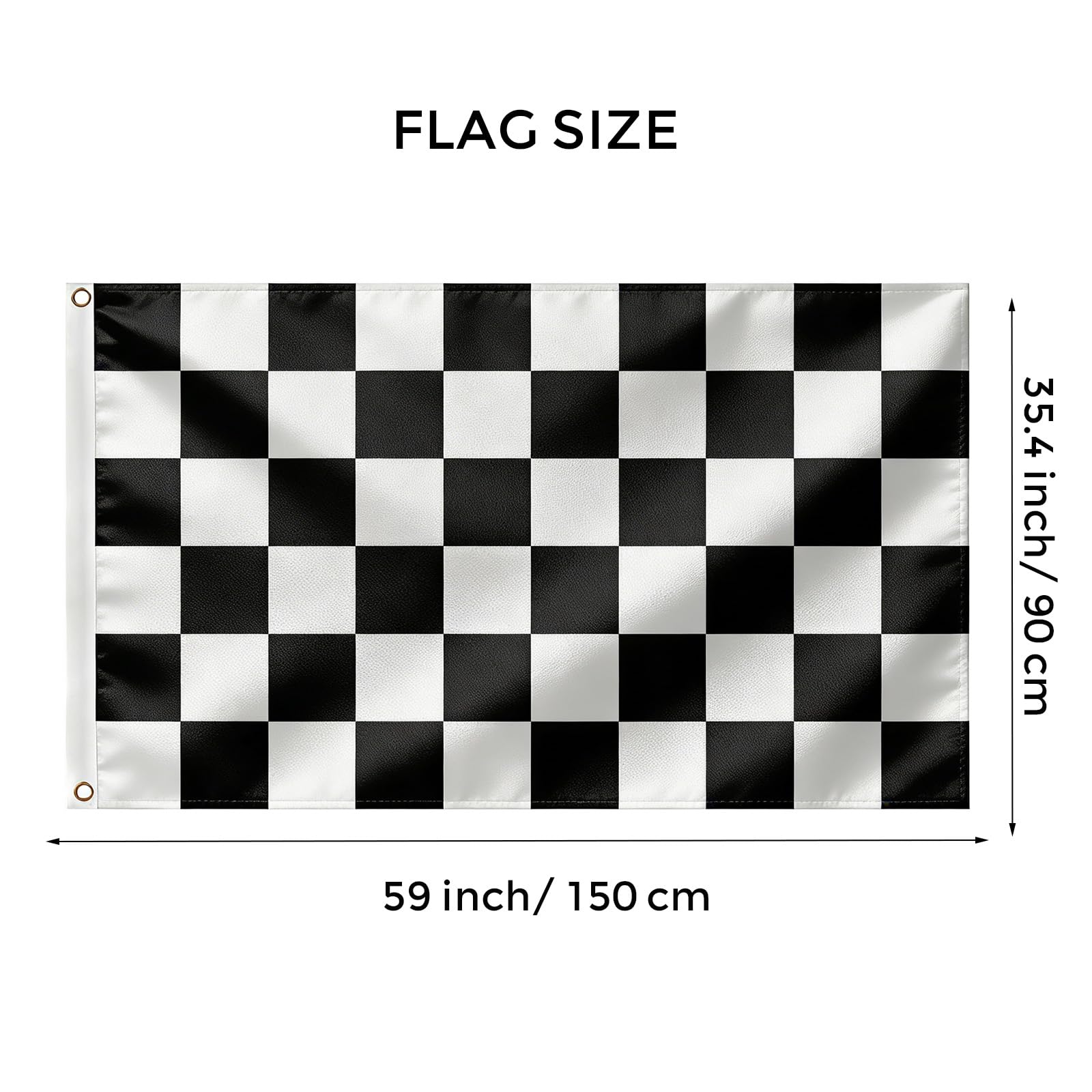 VELIFFCO flag with brass grommets for secure outdoor mounting