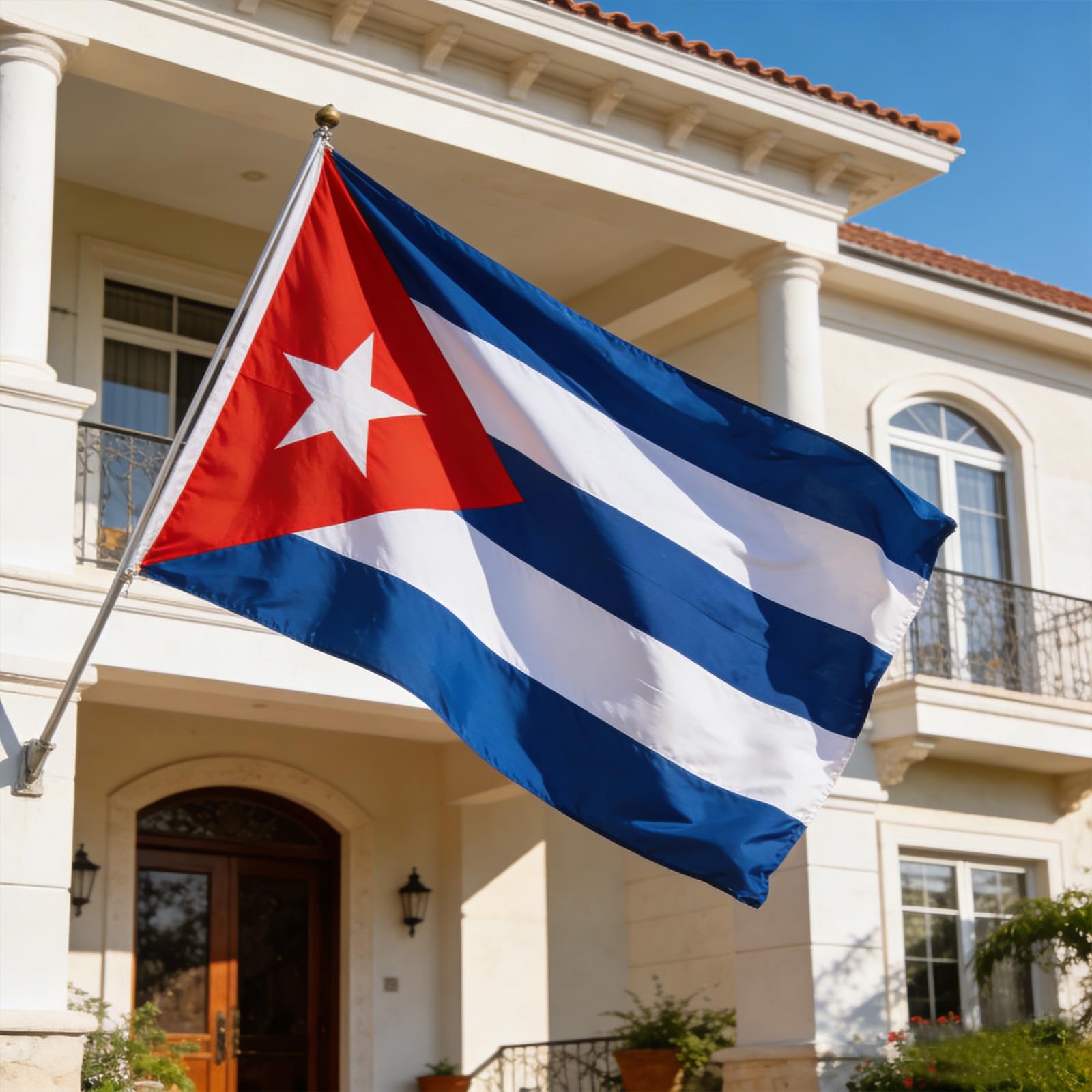 VELIFFCO Cuba flag multipurpose use for parties, gardens, stores, and sports venues.