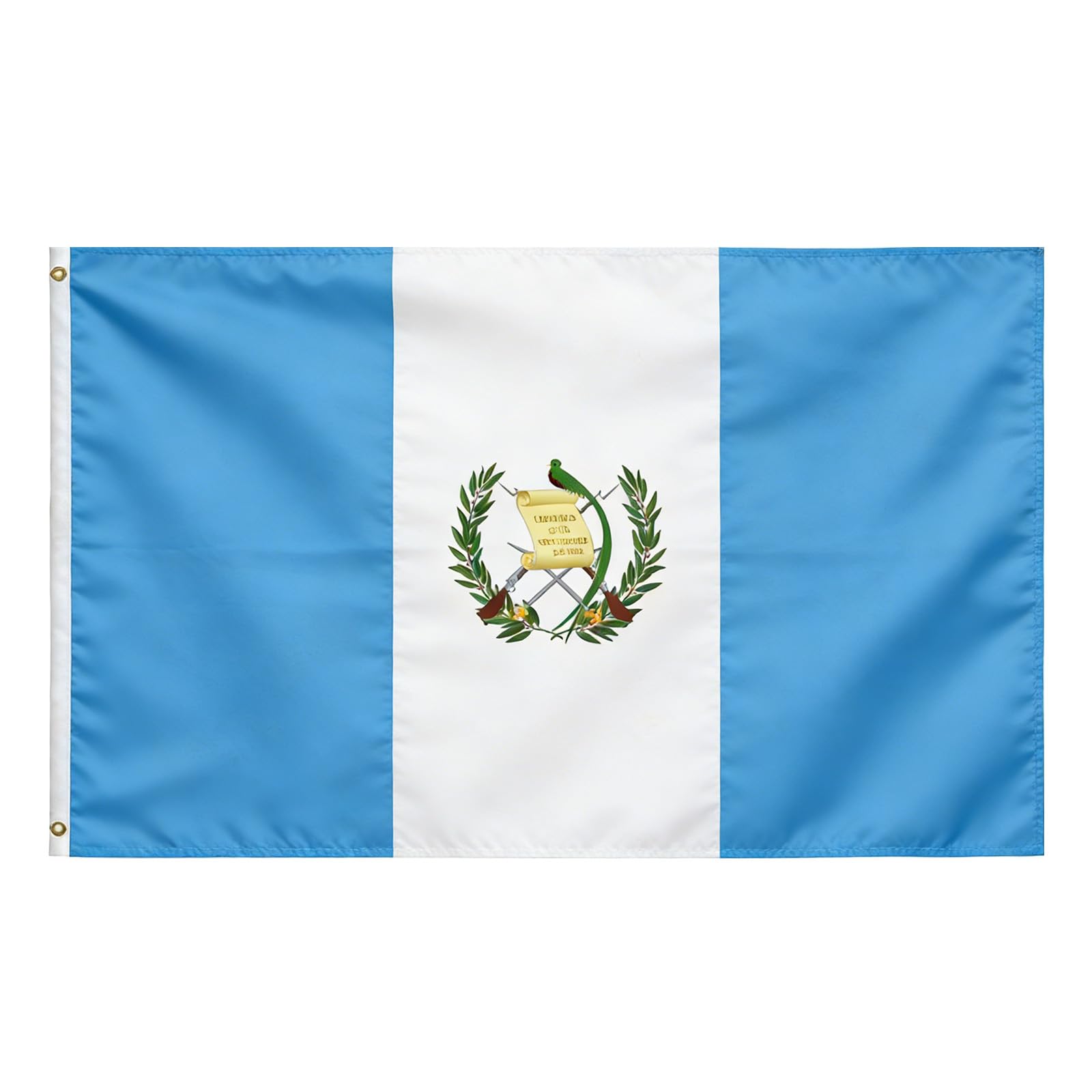 VELIFFCO Guatemala flag 3x5ft full view for versatile outdoor and indoor decoration.