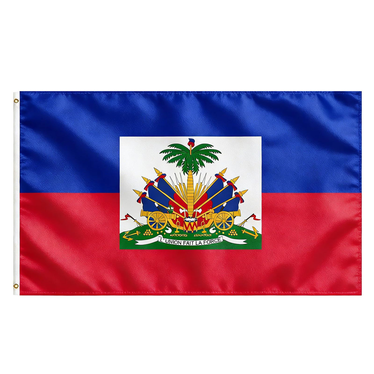VELIFFCO Haiti flag 3x5ft, durable polyester, outdoor party decor.