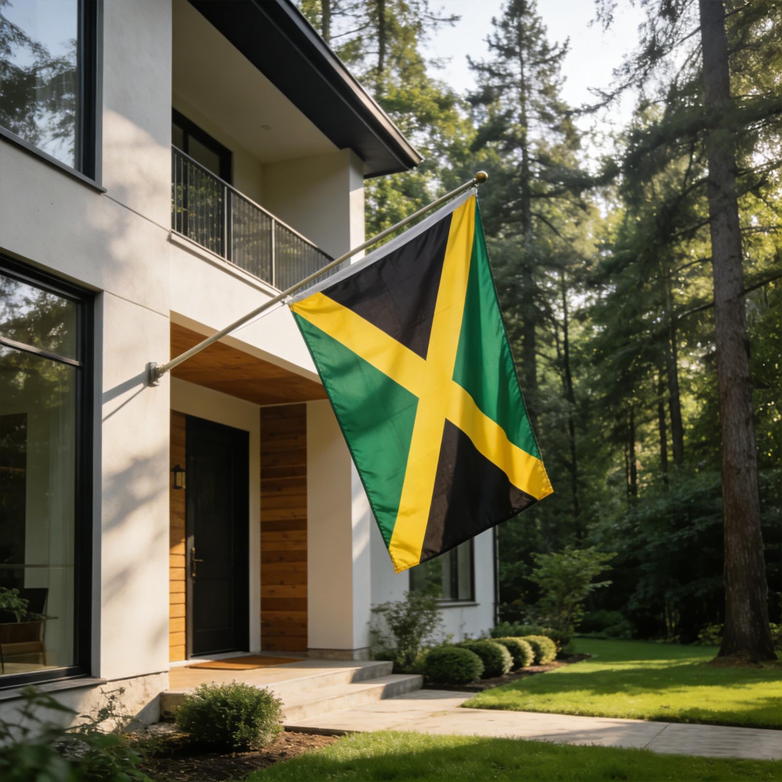 VELIFFCO Jamaica flag being used as party decor for celebrations and gatherings.