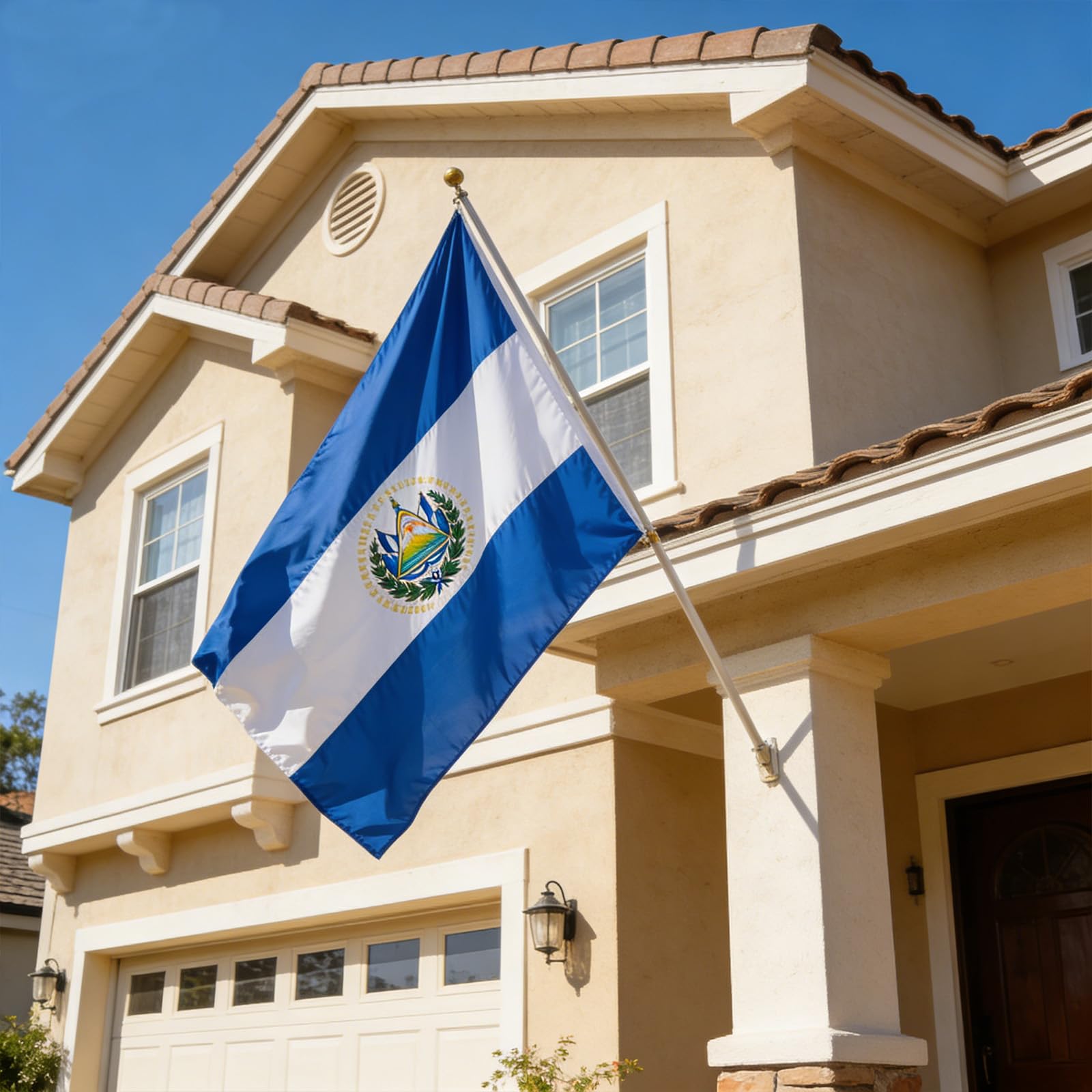 VELIFFCO Multipurpose El Salvador flag suitable for parties and sports events.