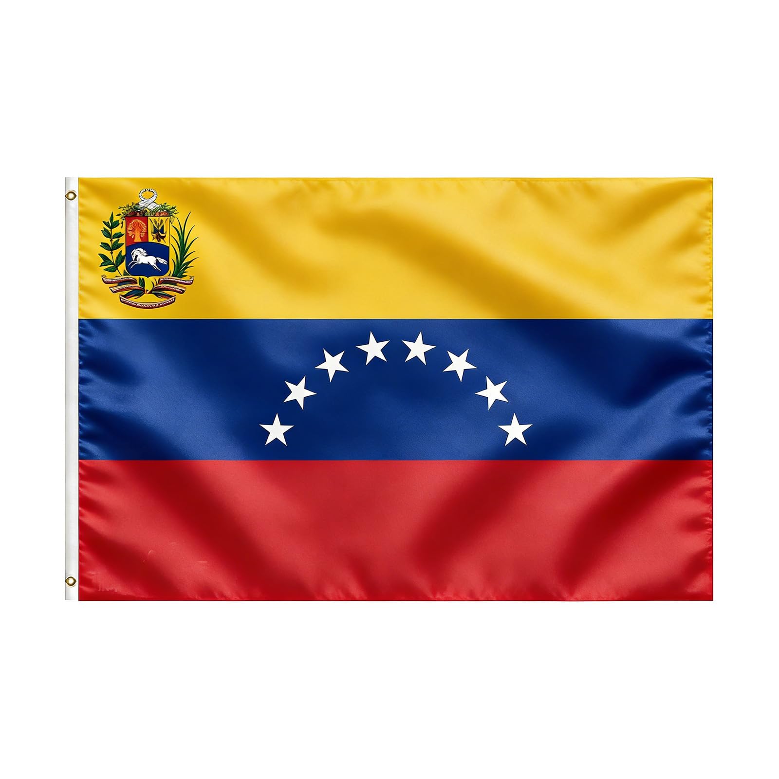 VELIFFCO Venezuela flag with brass grommets for durable display on any pole