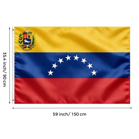 VELIFFCO polyester fabric flag for wrinkle resistance and easy handling