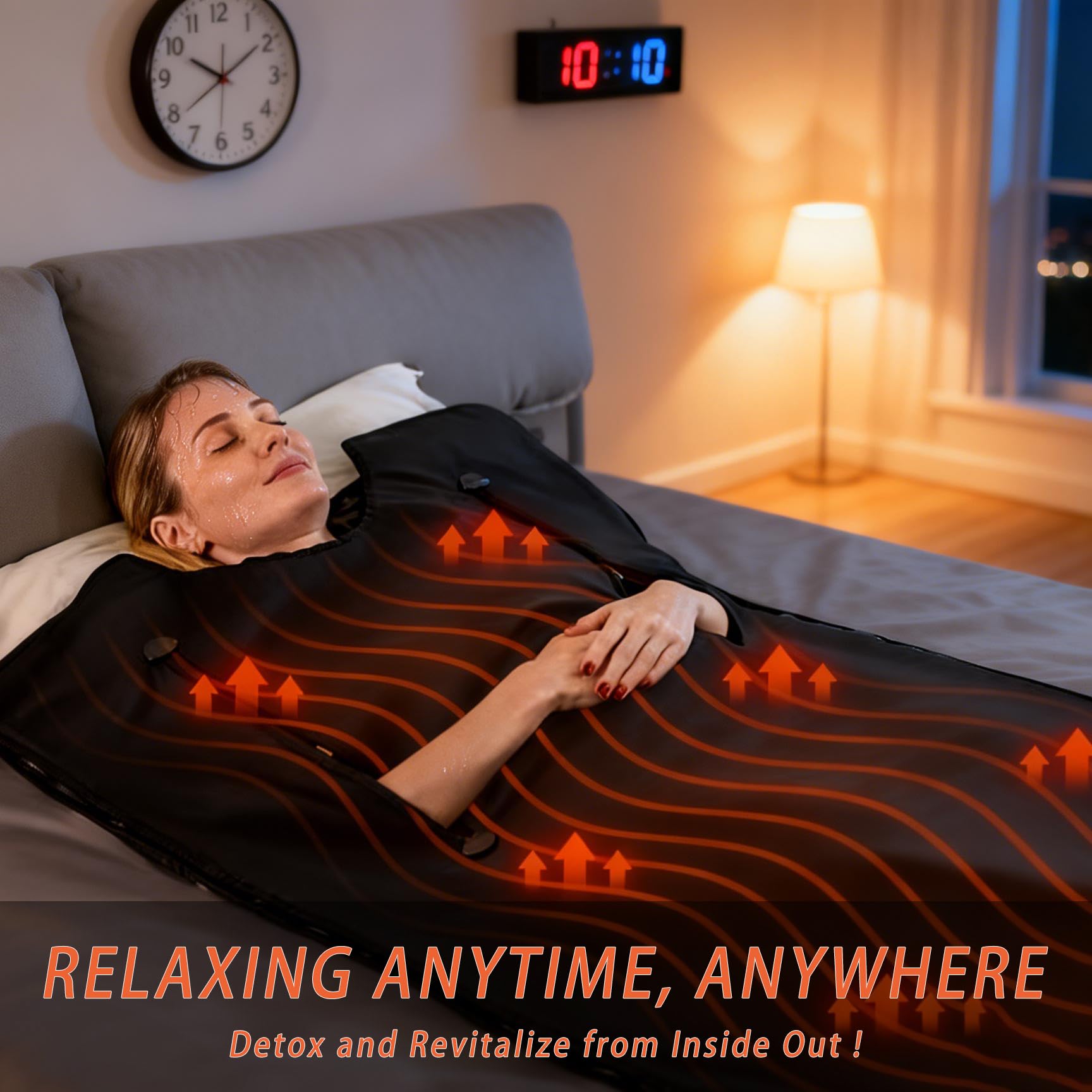 Veloqore detox support through gentle infrared warmth and routine use