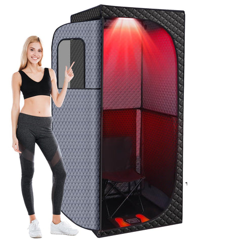 Veloqore dry infrared sauna large space design for full-body warmth and relaxation.