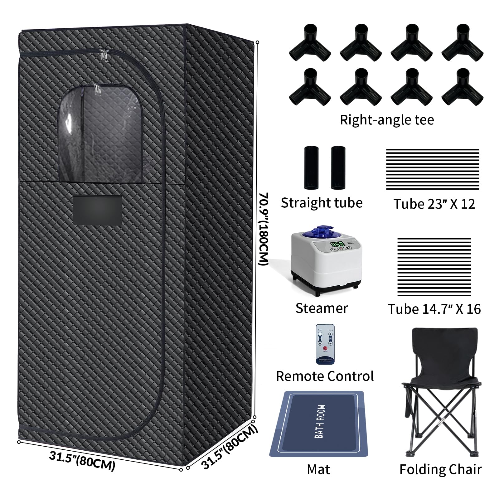 Veloqore portable sauna assembly scene demonstrating tool-free setup for quick, safe in-home use.