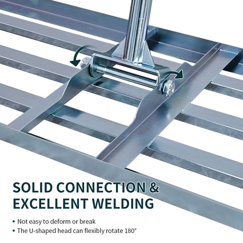 Veltec heavy-duty landscape rake handles tough soil and turf tasks.