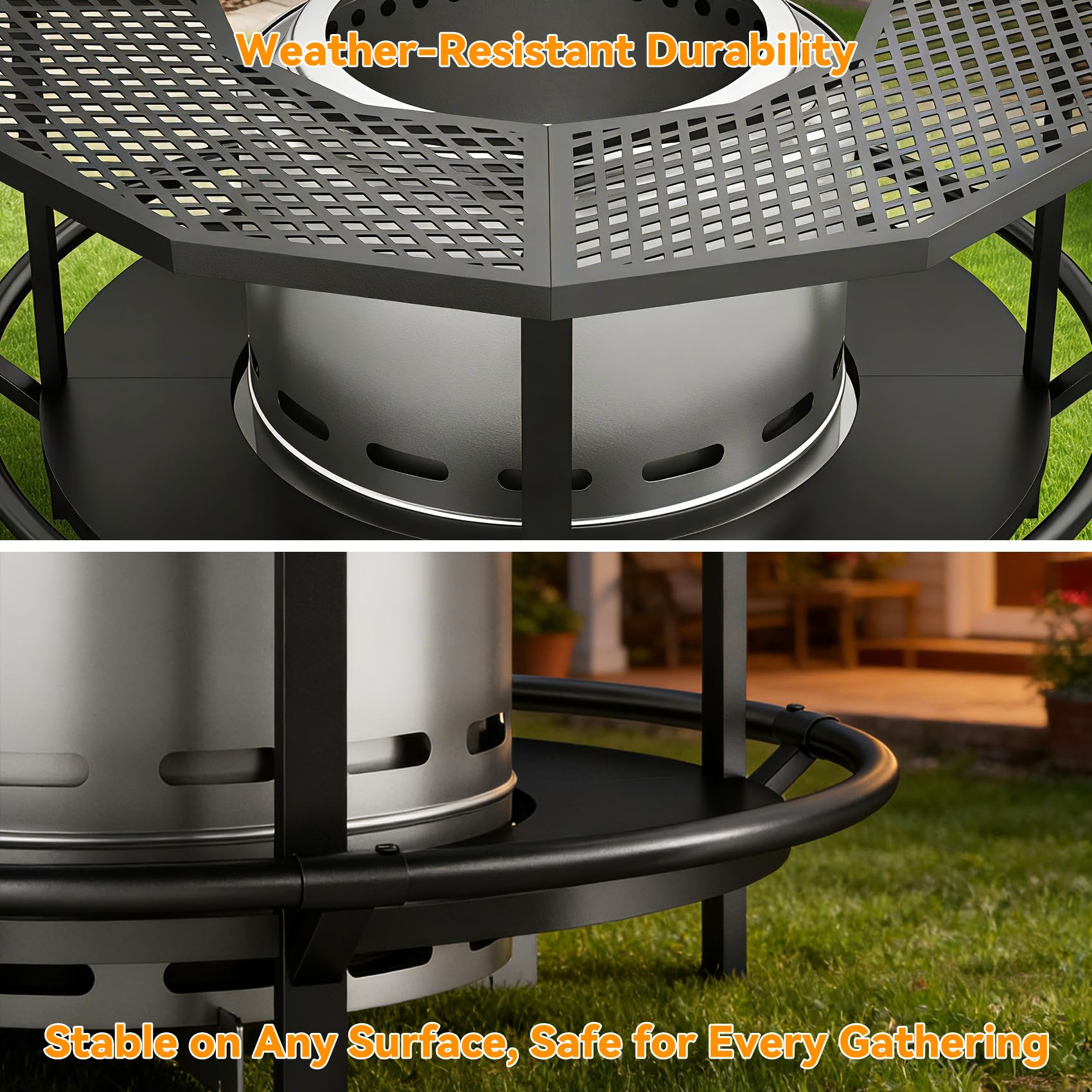 VELUVIA spacious 40-inch tabletop with hidden storage for tools.
