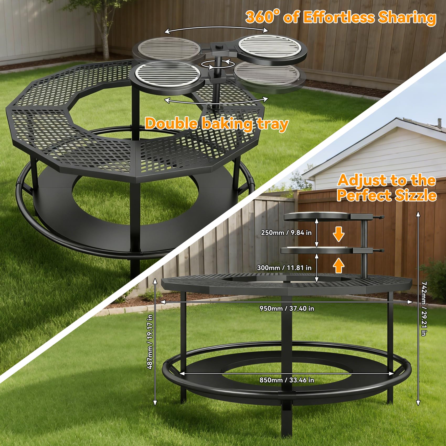 VELUVIA universal-fit design for Solo Stove Bonfire and Ranger models.