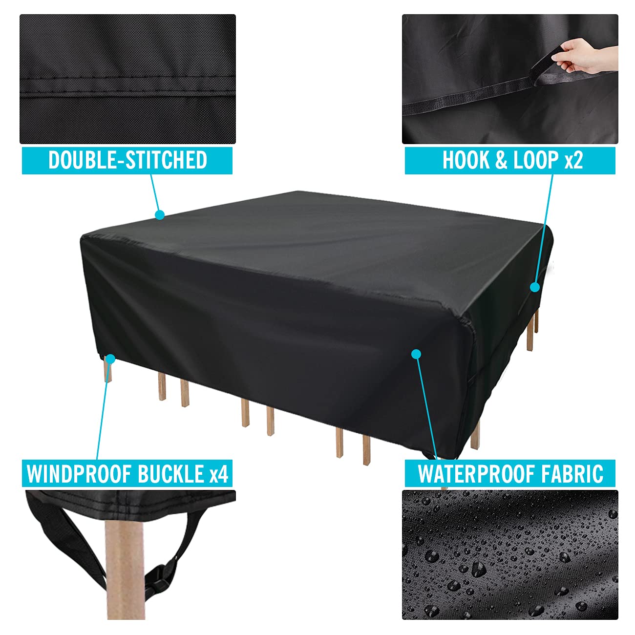 Velway slight middle elevation aids runoff and keeps air flowing