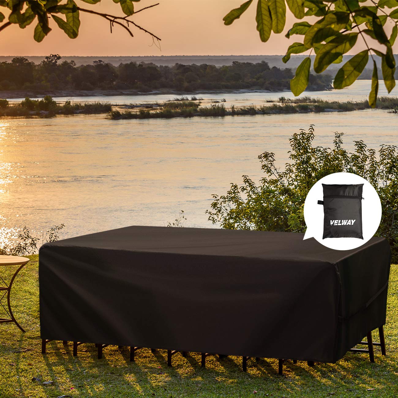 Velway multiple size options fit different table and chair configurations