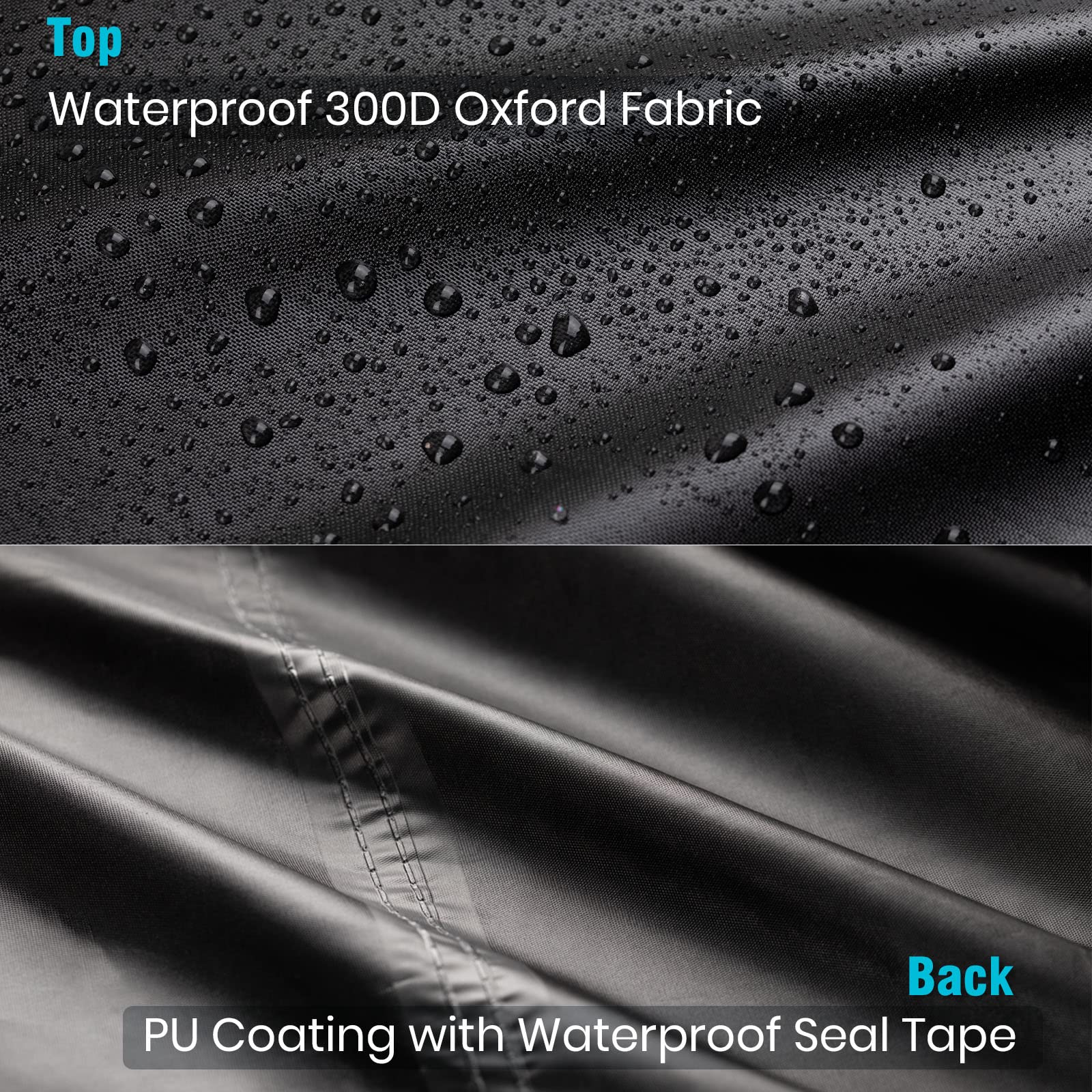 Velway sealed inner seams indicate enhanced waterproof protection on the furniture.
