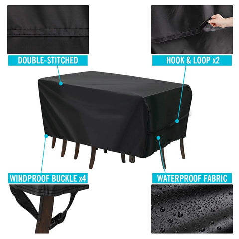 Velway cover suitable for indoor and outdoor furniture shapes.