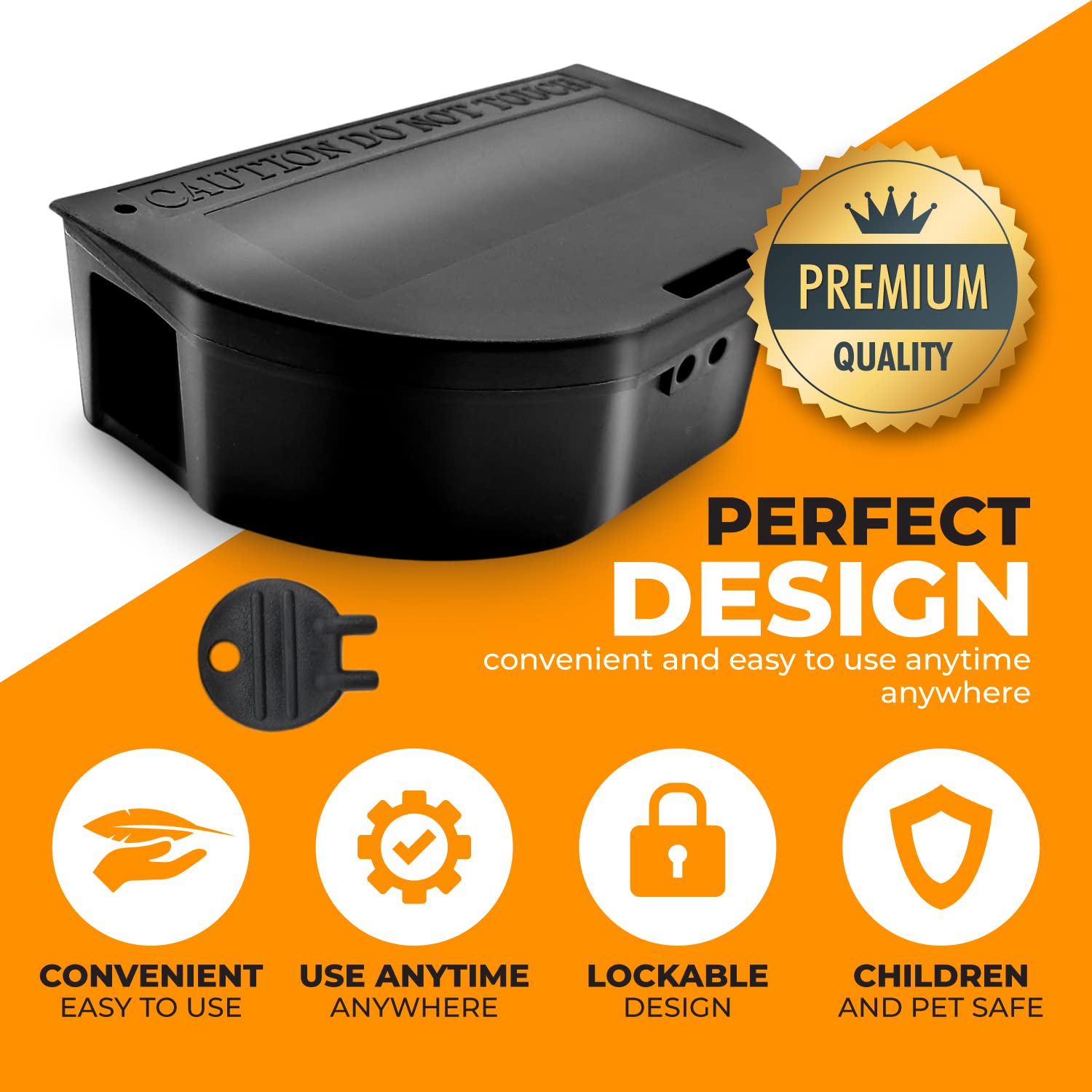 Ven-Trap eight stations deliver wider coverage in garages, basements, perimeters.