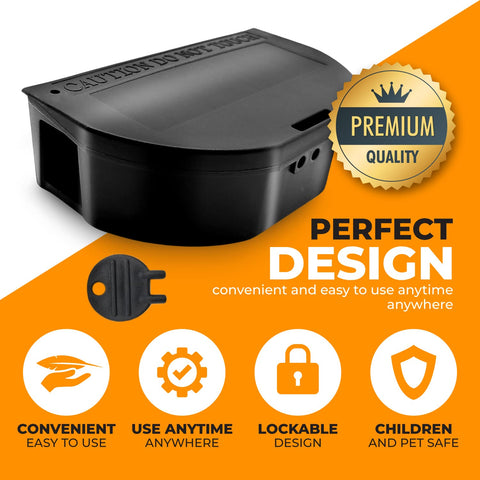 Ven-Trap eight stations deliver wider coverage in garages, basements, perimeters.