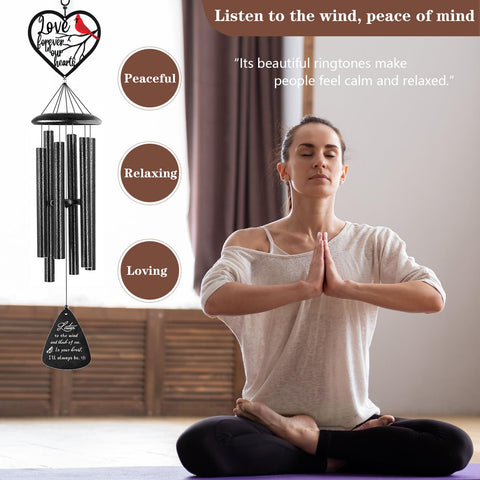 VENBEEL six-tube wind chime delivering rich, soothing tones.