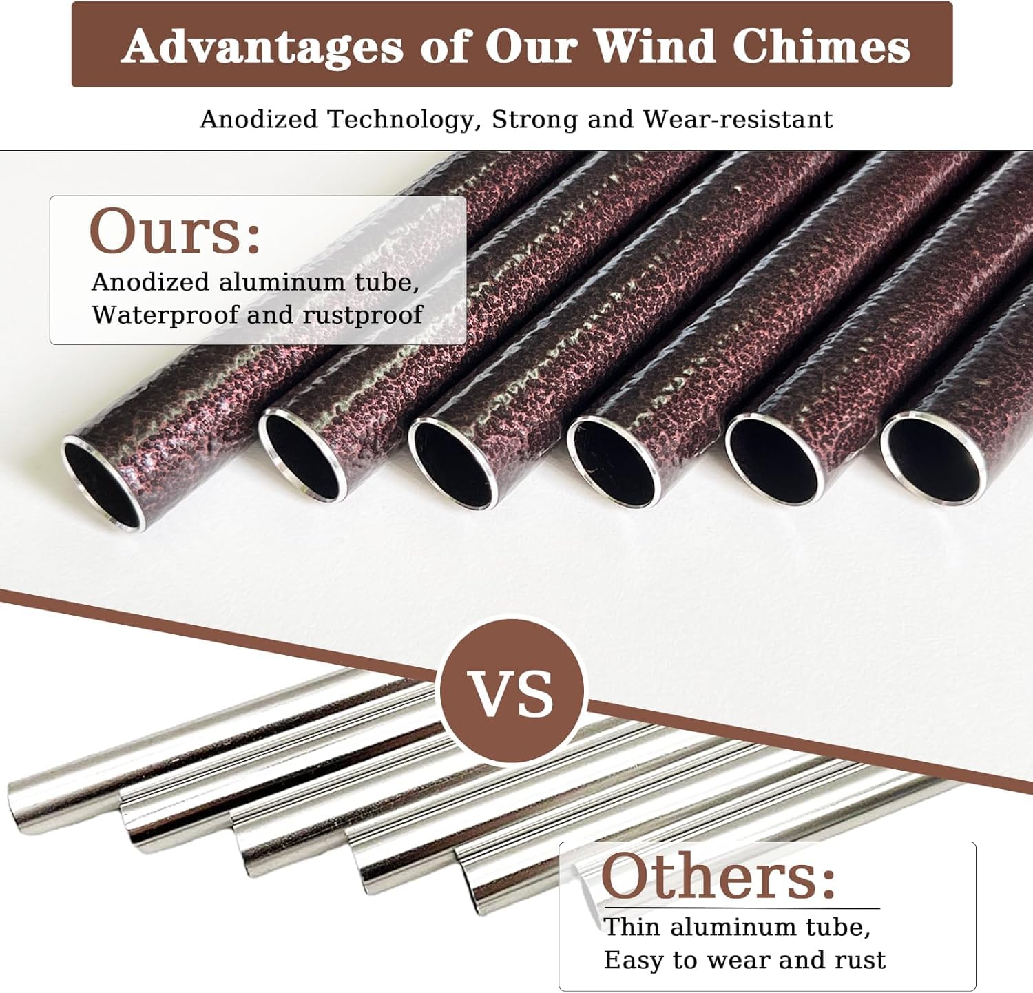 VENBEEL Mom Memorial Wind Chimes arrive gift-ready in a black box for easy giving.