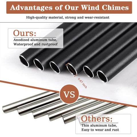 VENBEEL wind chimes presented in gift box ready for gifting occasions.