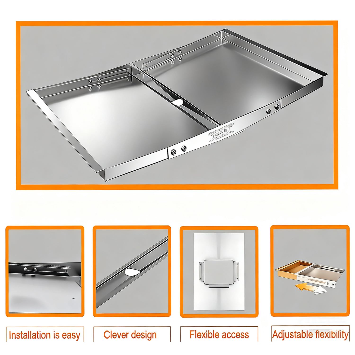 Vencino Dyna Glo galvanized steel construction resists corrosion and heat.