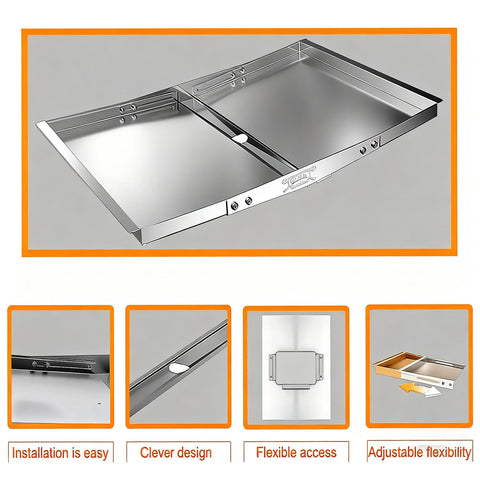 Vencino Dyna Glo galvanized steel construction resists corrosion and heat.