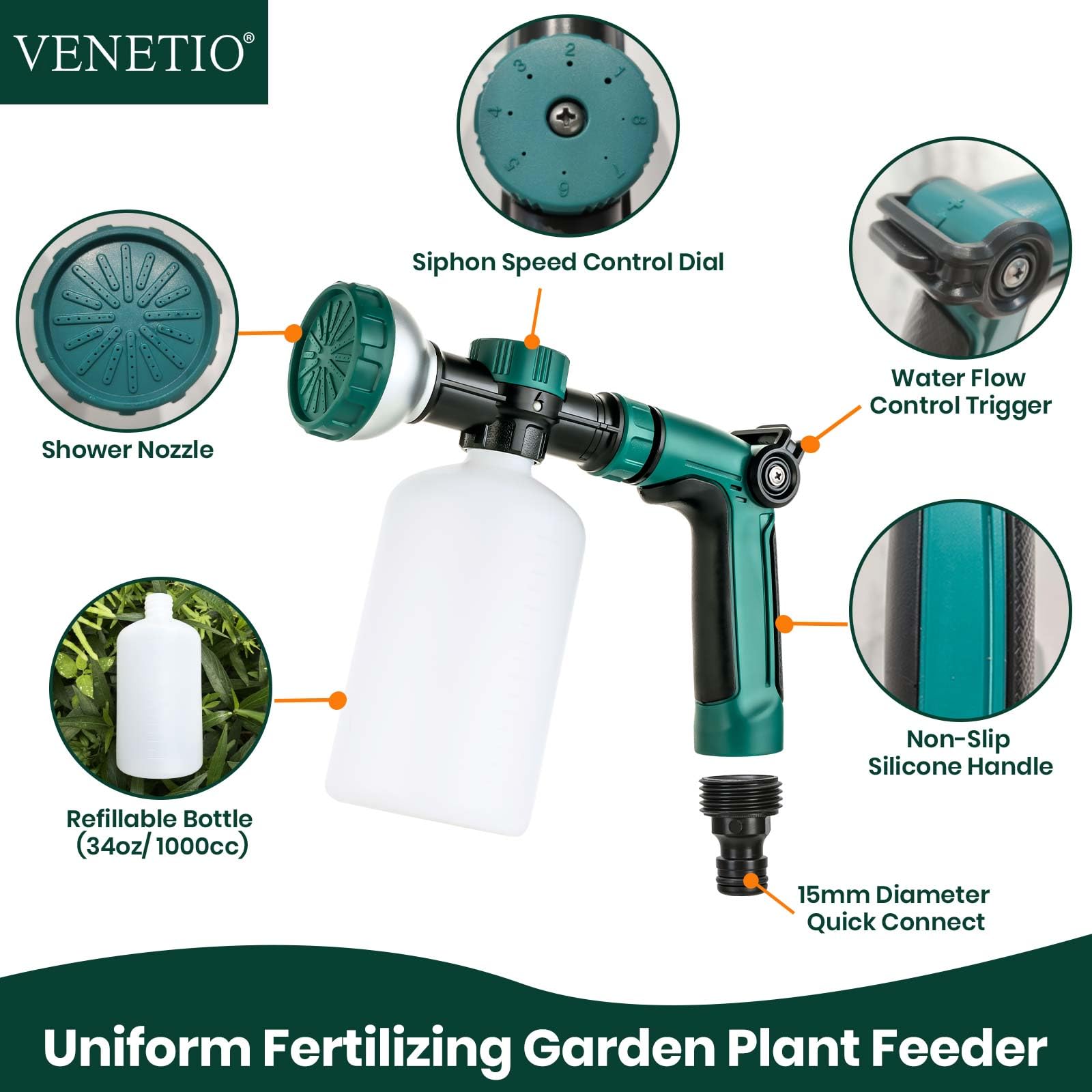 Venetio heavy-duty ABS body for years of reliable use