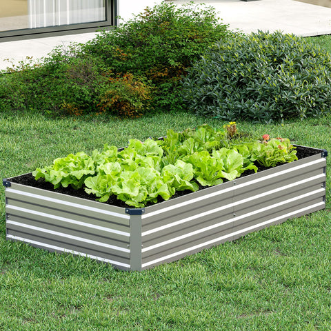 Dimensions 72 by 36 inches showing generous planting space