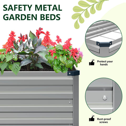 Vengarus raised garden bed in a garden setting for planting.