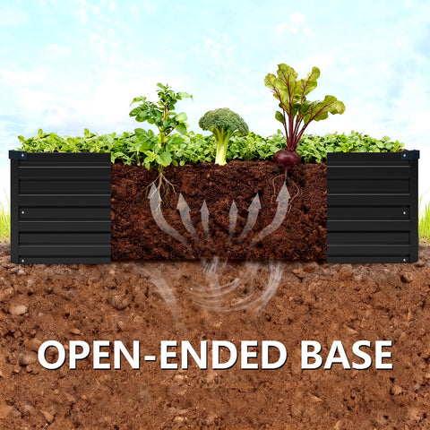 Vengarus safety-caps corners protect hands and extend the garden bed’s lifespan.