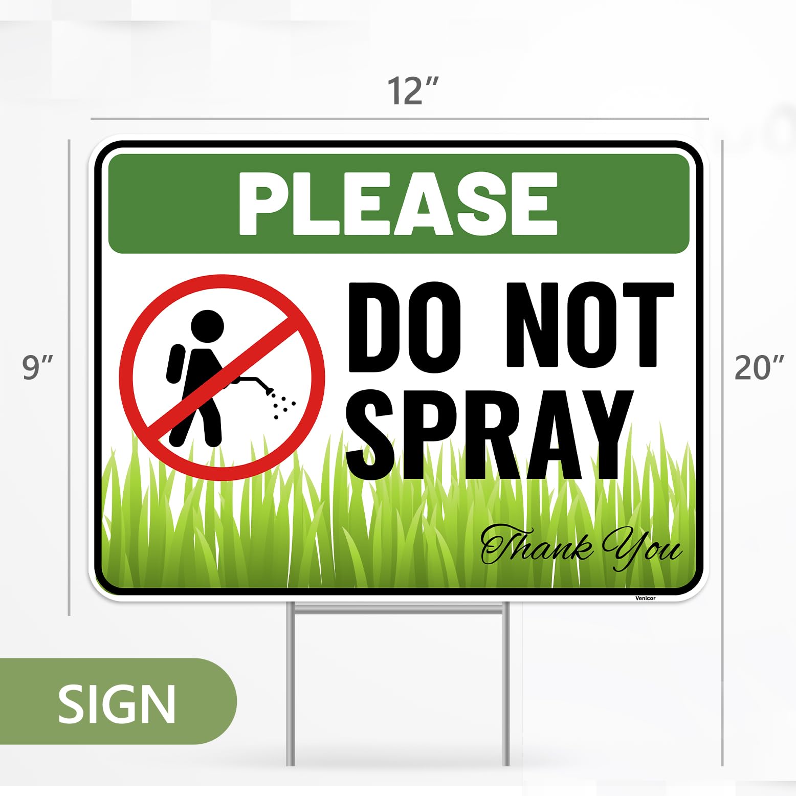 Venicor corrugated-plastic-sign-uv-ink highlights weatherproof durability for outdoor use.